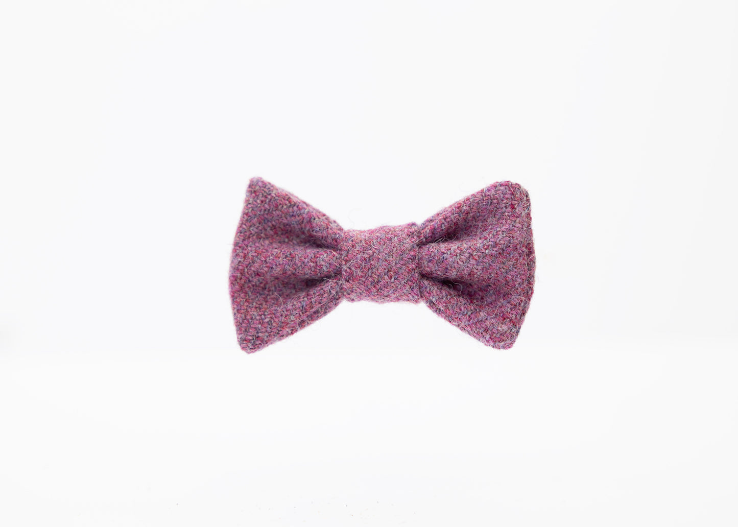 purple tweed puppy dog bow tie