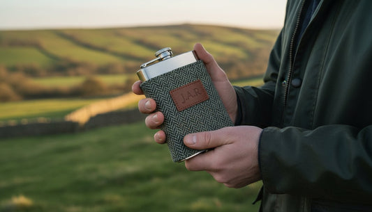 Why a Personalised Tweed Hip Flask is the Perfect Gift