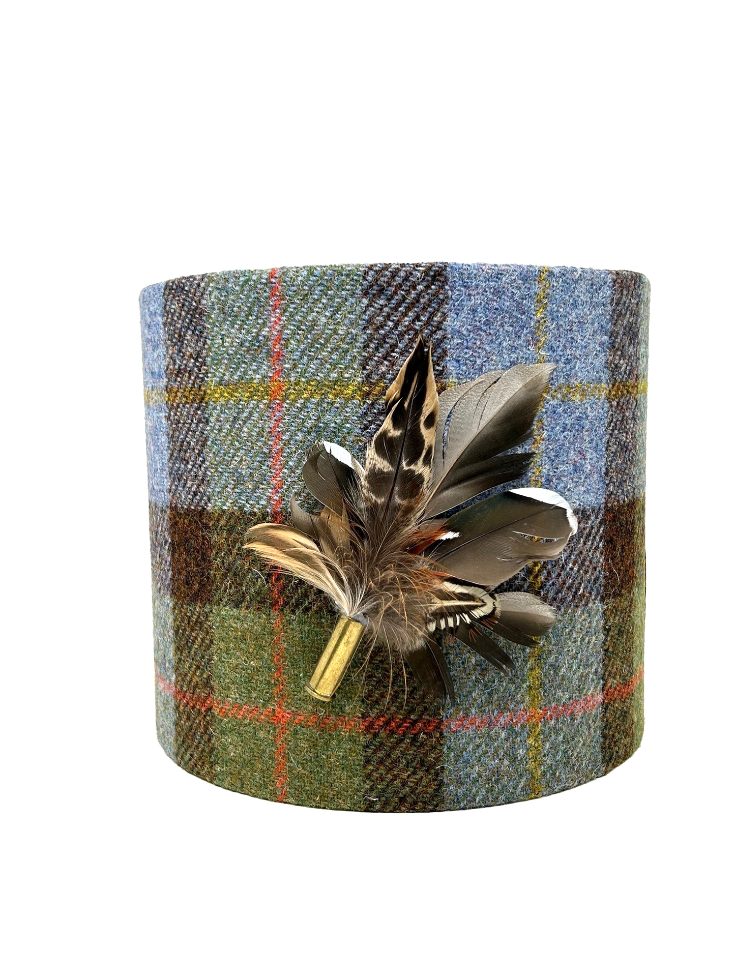 mcleod tartan harris tweed lampshade 20cm