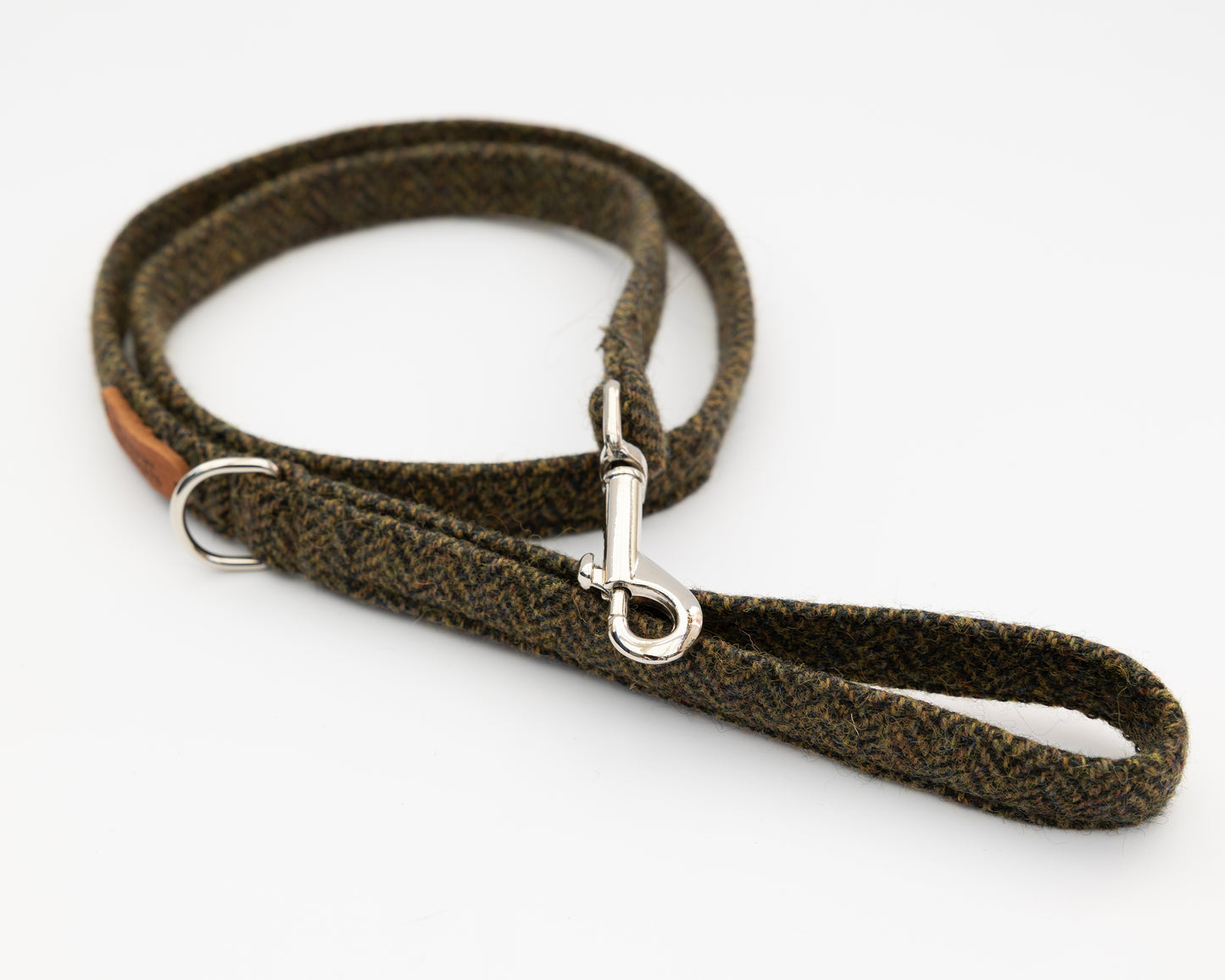FULL SET - Moss / Collar, Lead, Bow Tie and Poo Bag Holder