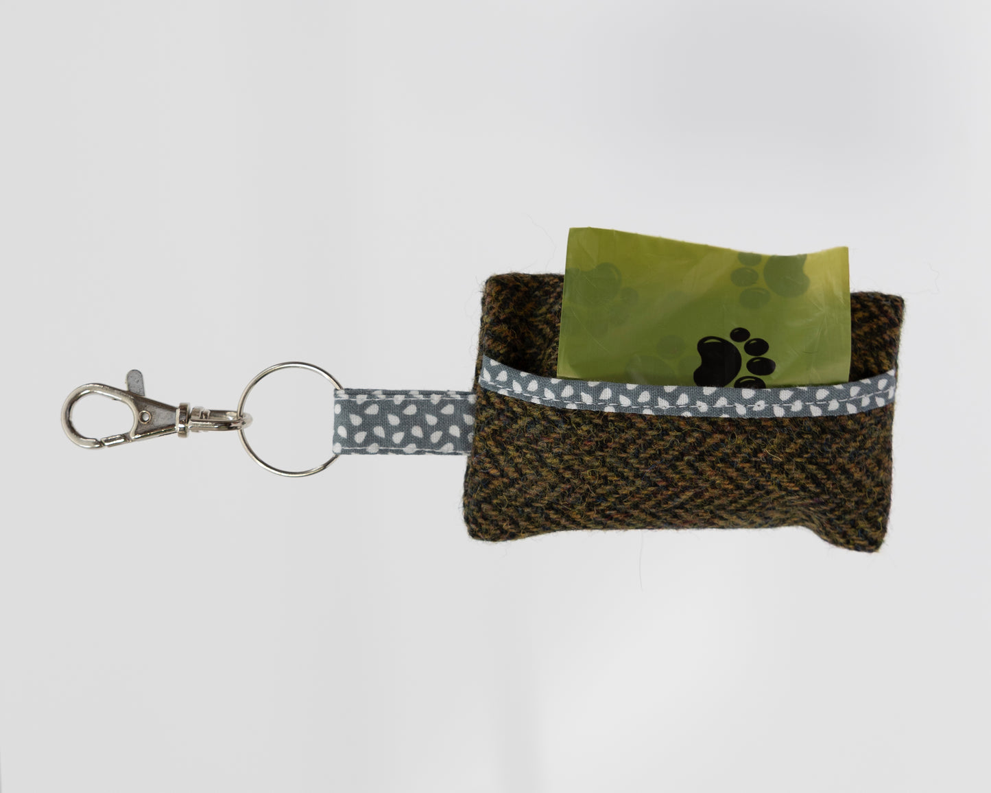 FULL SET - Moss / Collar, Lead, Bow Tie and Poo Bag Holder