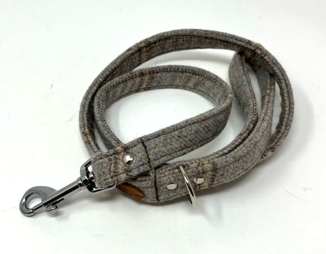 grey tweed lead