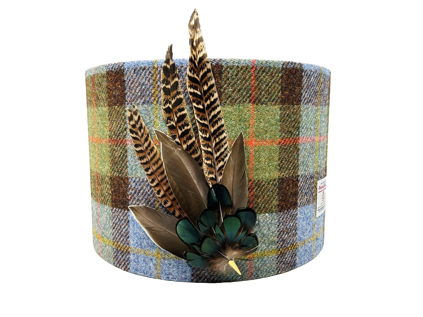 mcleod tartan harris tweed lampshade 30cm