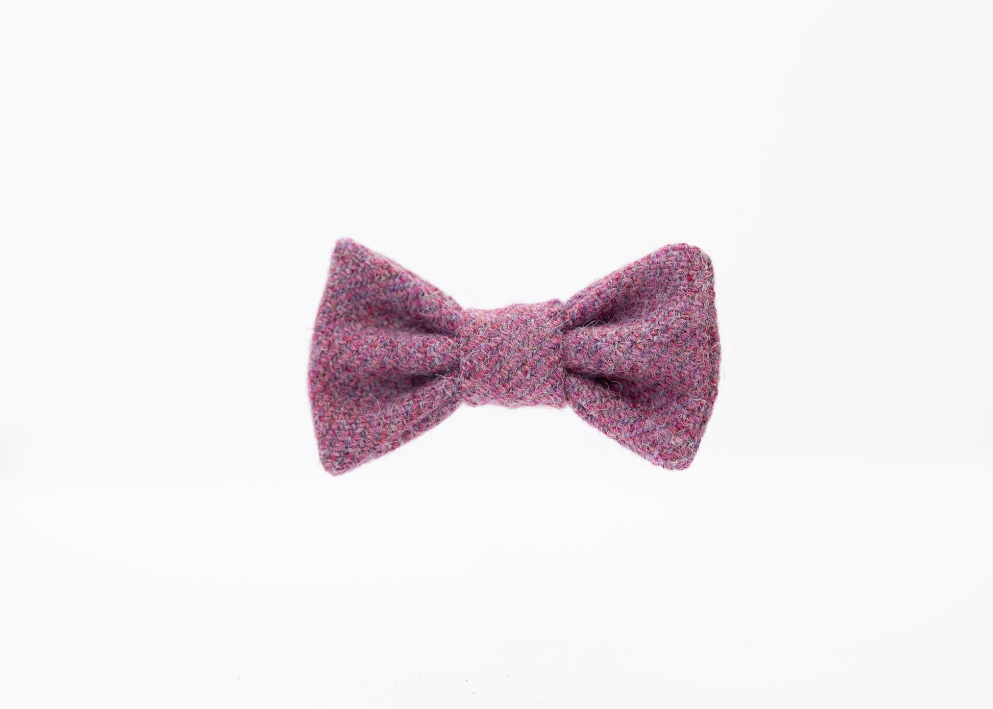 purple tweed puppy dog bow tie