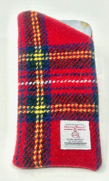 Royal Stewart Tartan Harris Tweed Glasses Case