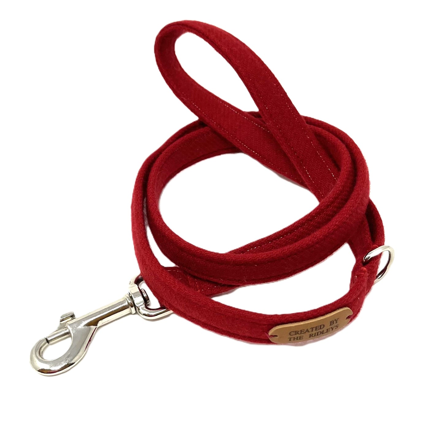red tweed lead created by the ridleys